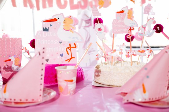 Little Princess Baby-Party Deko Set mit Gedeck für 20 Personen
