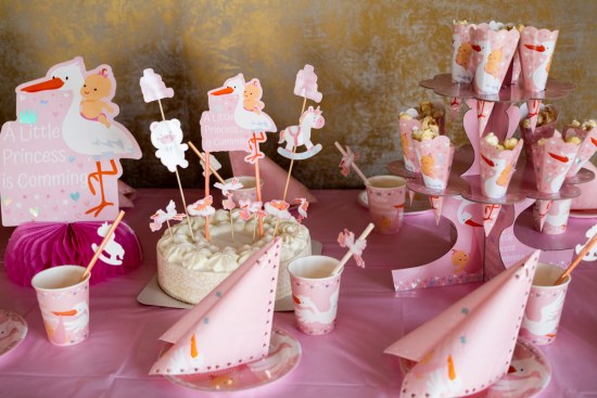 Little Princess Baby-Party Deko Set mit Gedeck für 20 Personen