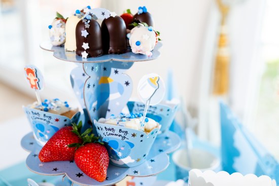 Cupcake Etagere - Baby Boy